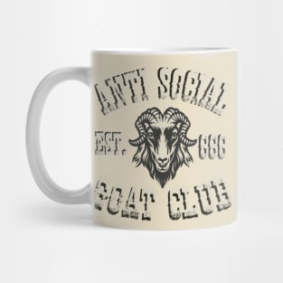 Anti Social Goat Club Mug